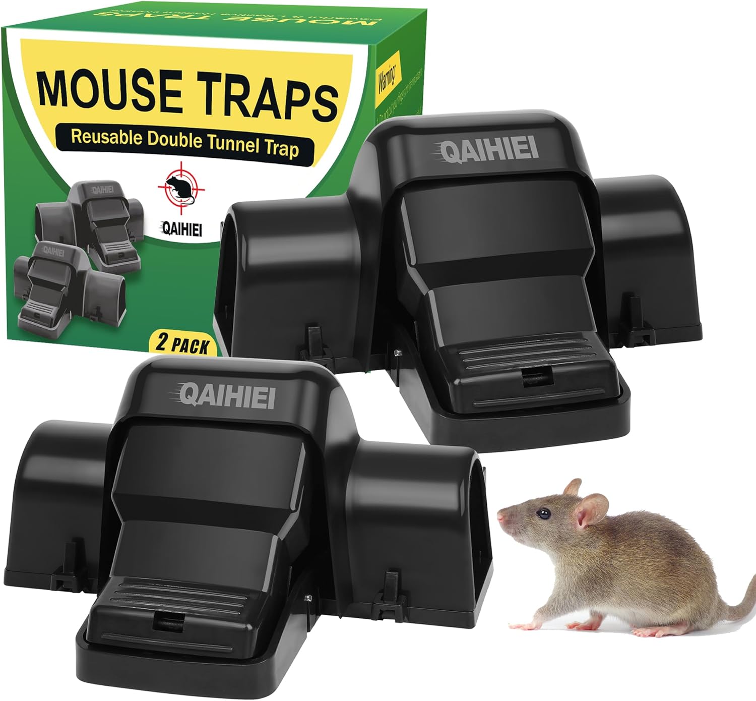 Reusable Dual-Entry Rat Traps for Better Capture