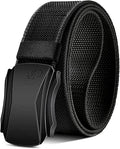 KEMISANT Mens Tactical Stretch Web Nylon Belt for Hiking Pants