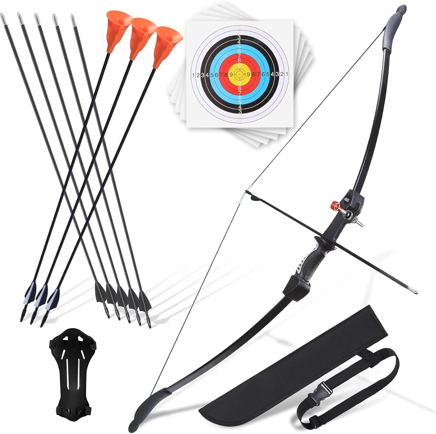 CrazyMouse Recurve Bow Set for Teens and Adults with Arrows