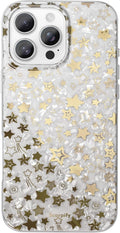 SCORPIFY iPhone 16 Pro Case with Shining Pearl Star Design - Slim