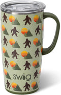 22oz Travel Mug with Handle and Lid - Insulated Tumbler