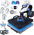 HORGELU Upgraded 8 in 1 Heat Press Machine for T Shirts and More