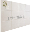 Large Cork Board for Office Wall Decor 48in x 36in - Felt Tile