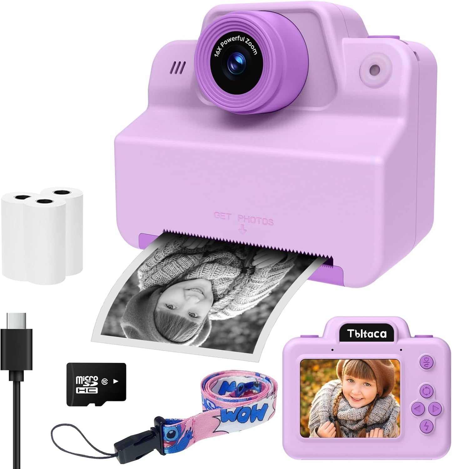 Instant Print Camera: Perfect Kids Gift!