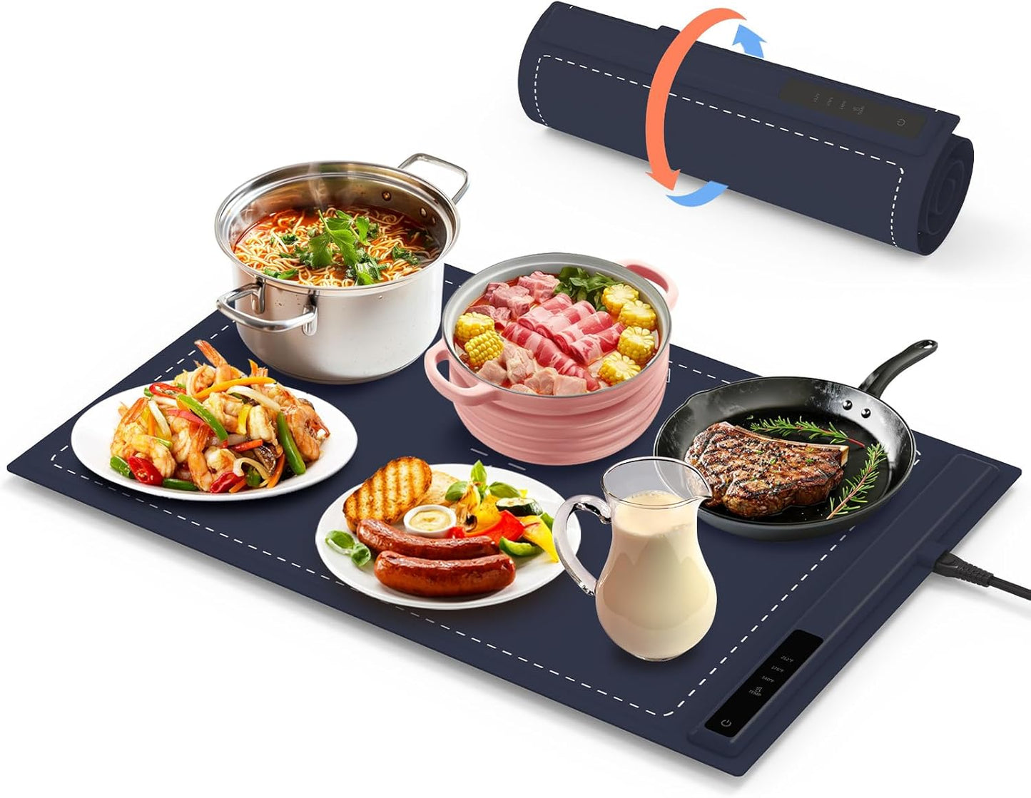 Electric Warming Tray - Versatile Food Warmer for Gatherings