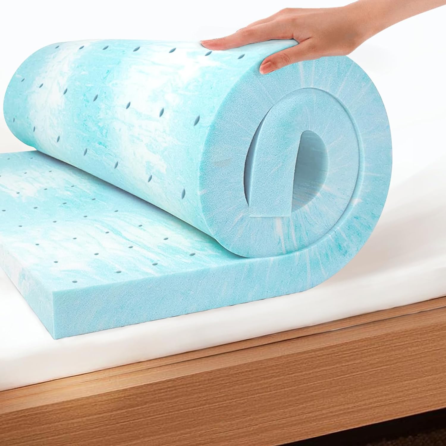 EGO Topper 3 Inch King Memory Foam Mattress Topper for Comfort