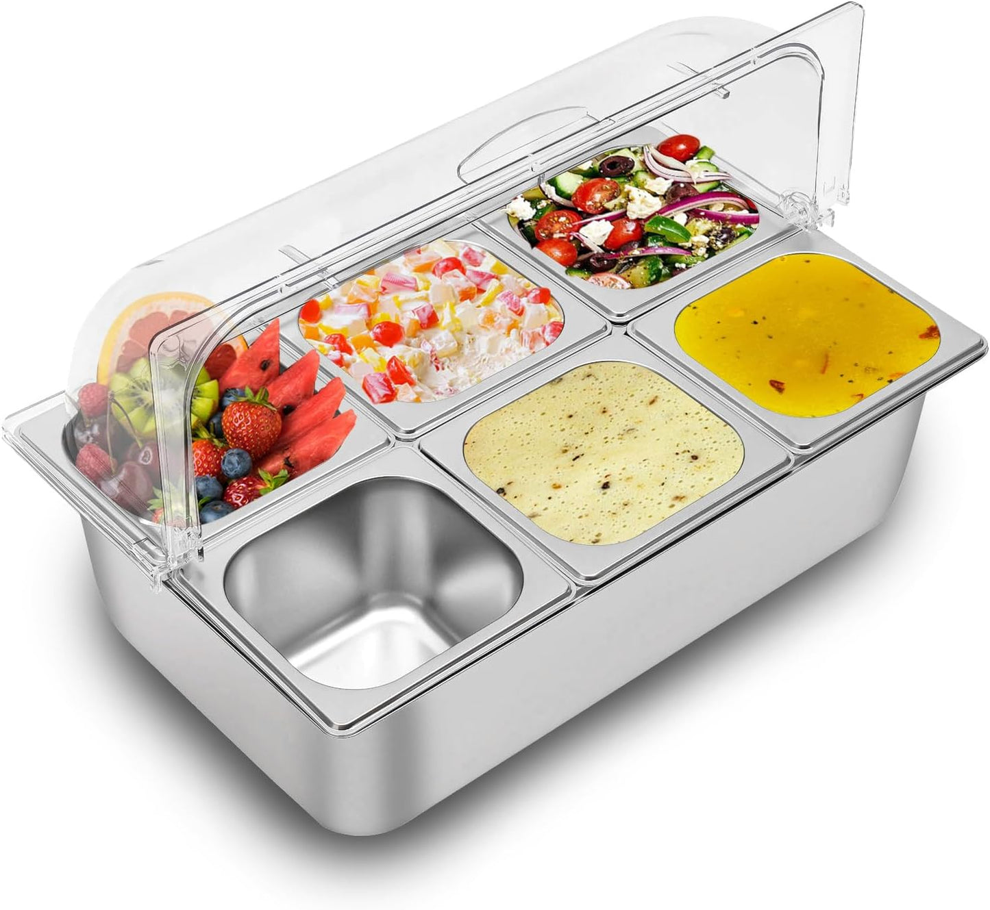 Countertop Food Display Container for Buffets and Catering Needs