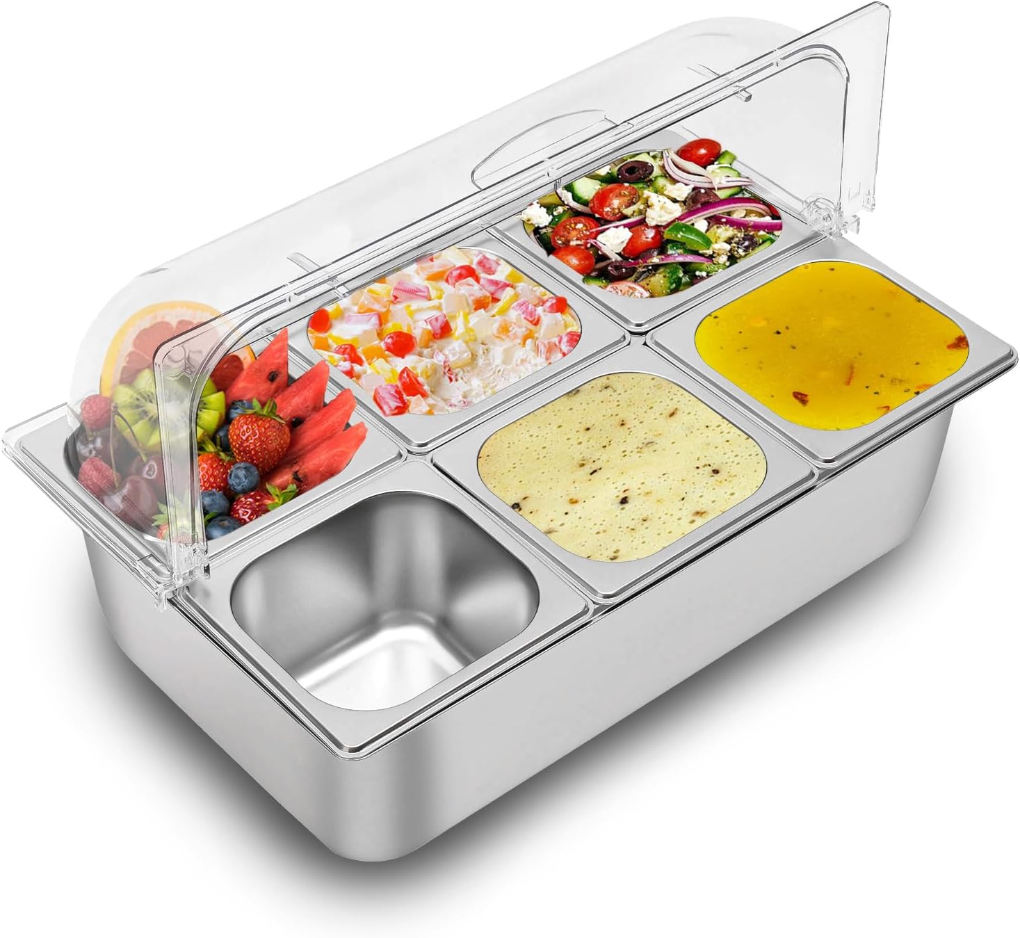 Countertop Food Display Container for Buffets and Catering Needs