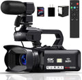 6K Camcorder Video Camera 64MP IR Night Vision Vlogging Camera - UHD