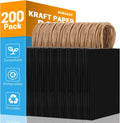 Small Kraft Paper Gift Bags 200-Pack - Durable Small Gift Bags