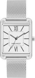 Nine West Women's Mesh Bracelet Watch - Retro Look, Easy Fit