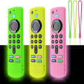 Firestick Remote Cover 3-Pack - Bright Fluorescent Silicone Protection