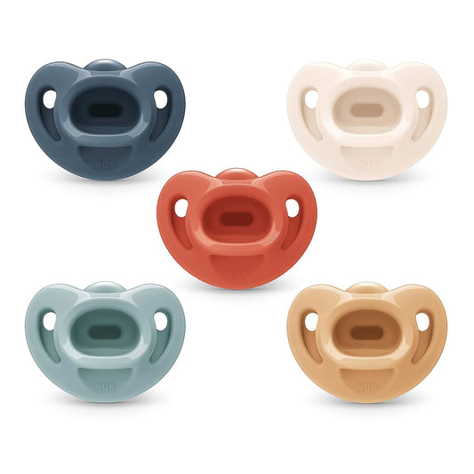 NUK Comfy Orthodontic Pacifiers - 5 Pack, Timeless Collection
