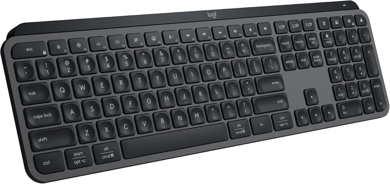 Logitech MX Keys S: Quiet & Backlit 