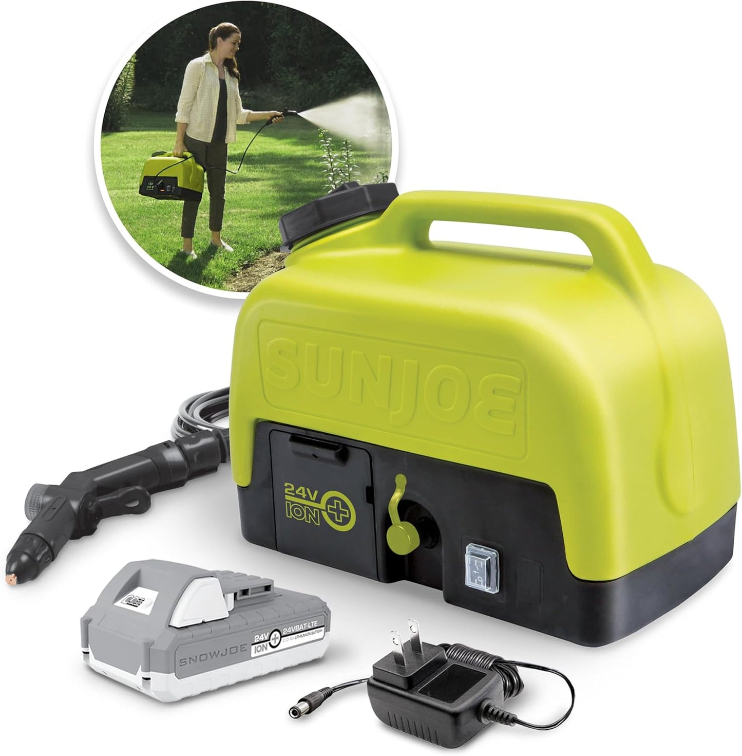 Sun Joe 24V Cordless Pressure Washer - Power On The Go!
