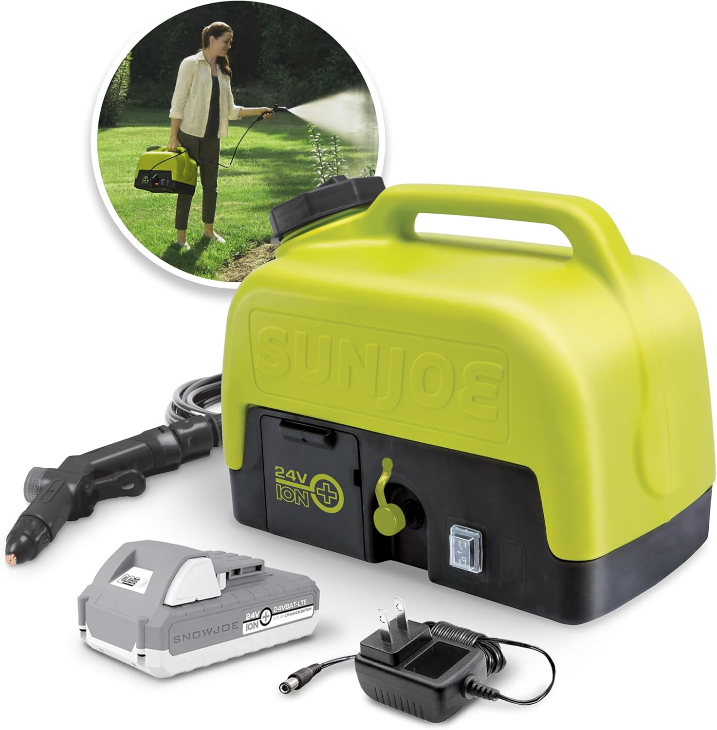 Sun Joe 24V Cordless Pressure Washer - Power On The Go!