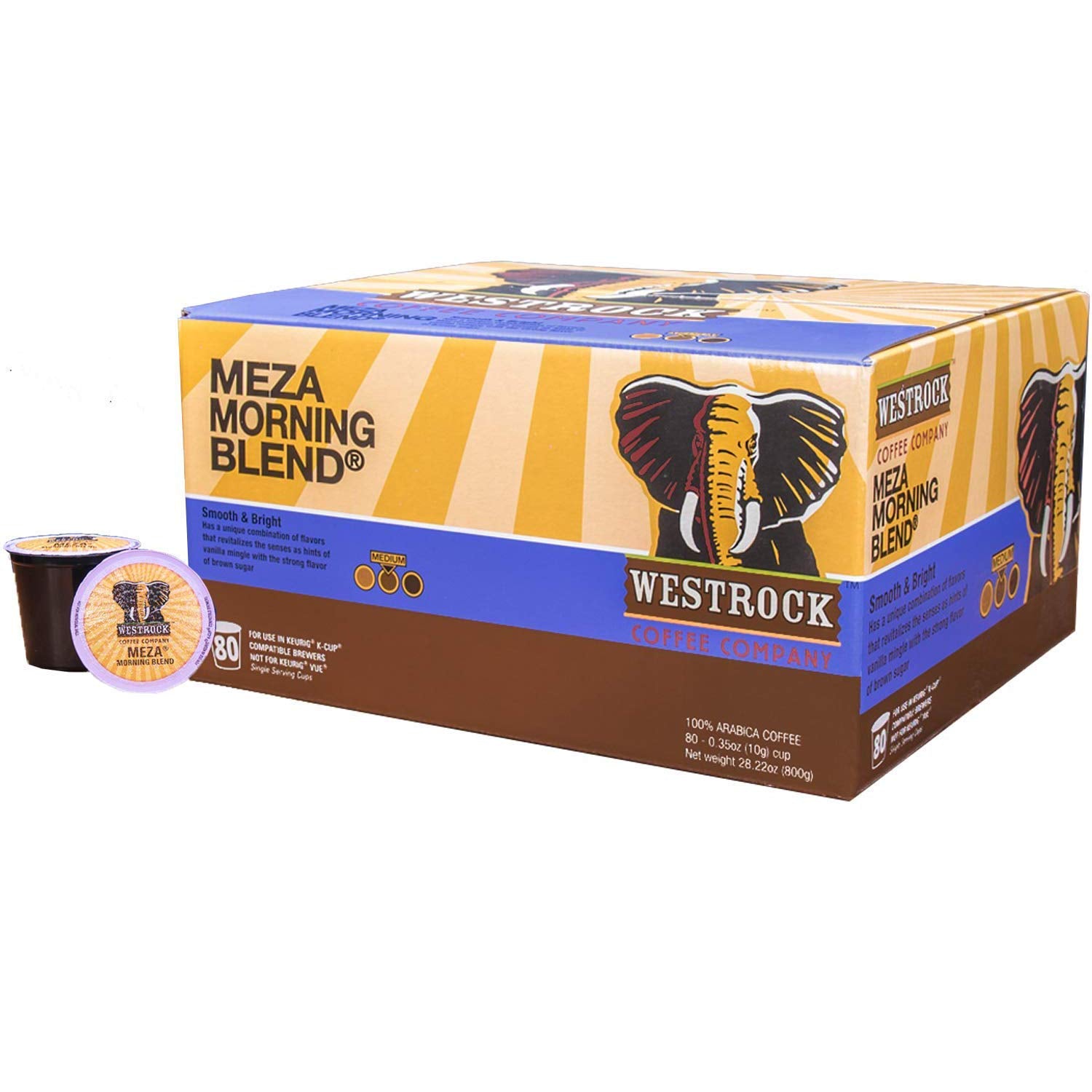 Meza Morning Blend Single Serve Coffee Cups for Rich Flavor