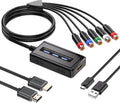 Female Component to HDMI Converter with Scaler Function - PS2/N64/Wii