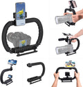 3-Shoe DSLR/Mirrorless/Action Camera Stabilizer Cage Mount - Vlogging