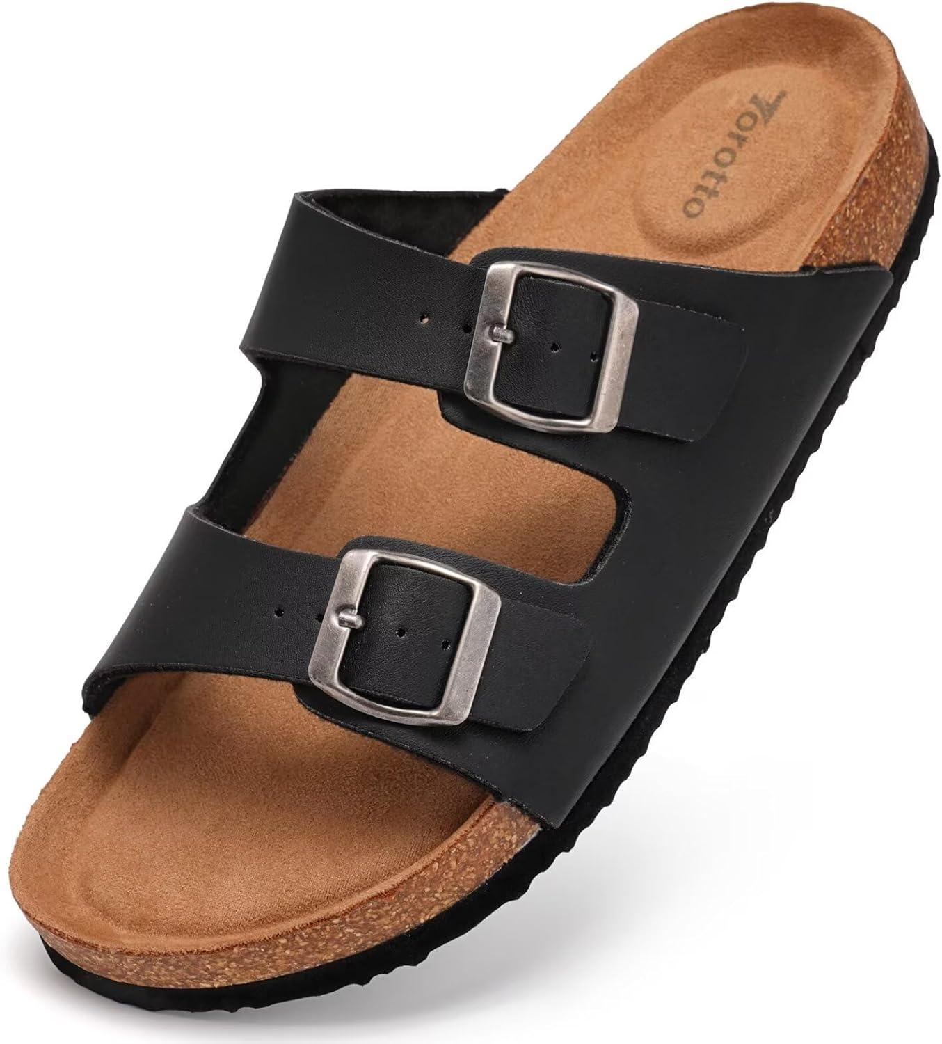 Torotto Mens Slides with Cork Footbed for Beach and Walking