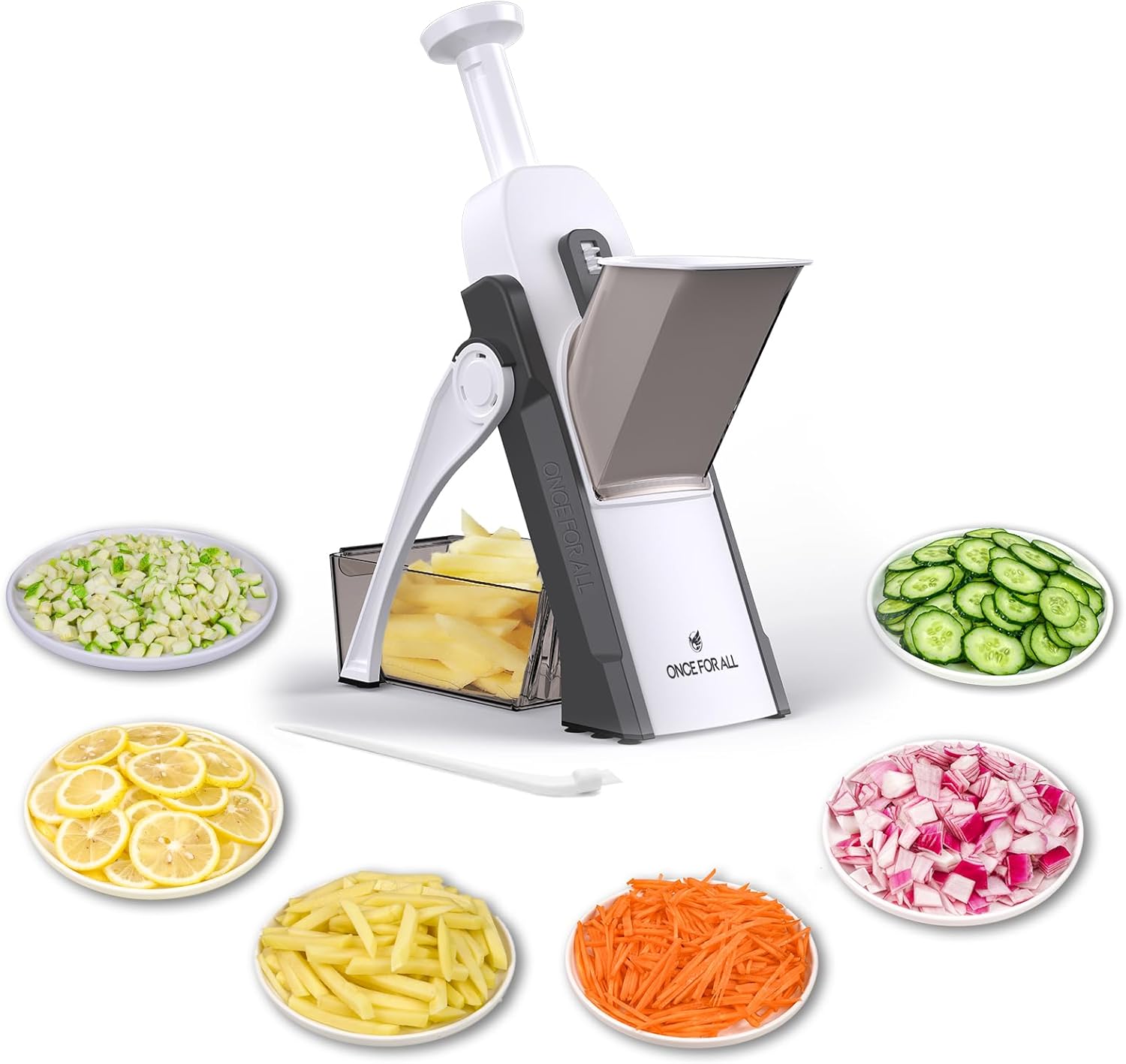 Upgrade Safe Mandoline Slicer Plus for Effortless Vegetable Prep