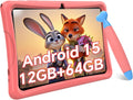 Kids Tablet 10 in Android 15 for Ages 6-12 - Parental Control & Stylus
