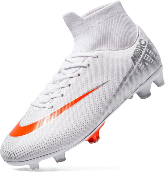Mens Soccer Cleats Professional High Top Training Sneakers