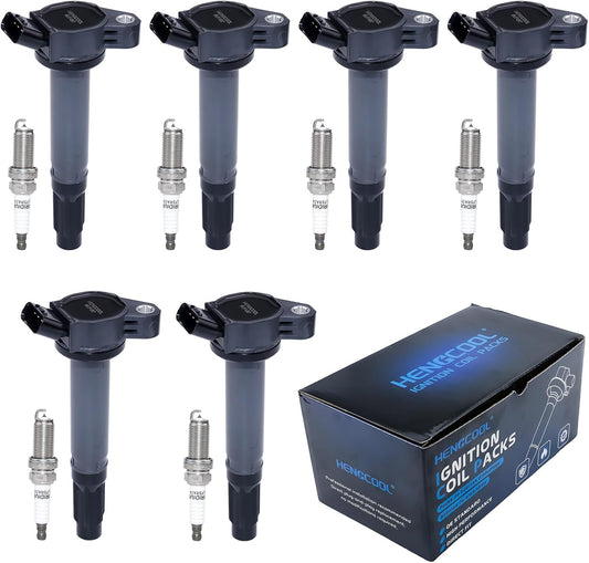 Ignition Coils & Spark Plugs Set for Lexus & Toyota Vehicles
