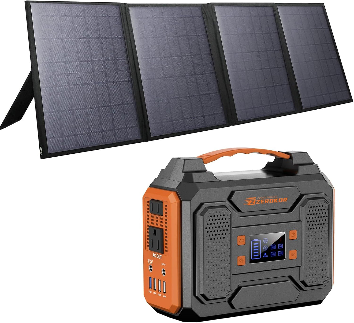 300W Solar Generator + 40W Panel | Portable Power Station