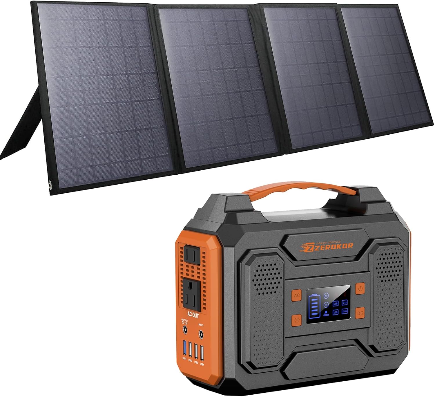 300W Solar Generator + 40W Panel | Portable Power Station
