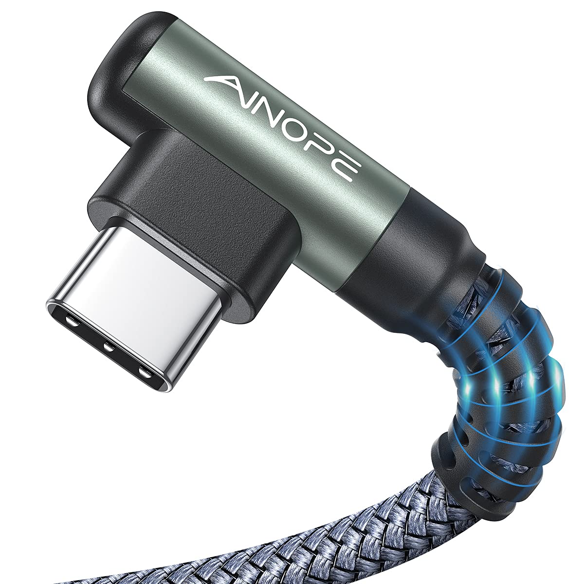 AINOPE Fast Charging USB C Cable [2-Pack, 6.6ft] - Efficient Power Delivery