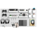 Pegboard Combination Kit 8 Panels and 30 Accessories - Modular Wall
