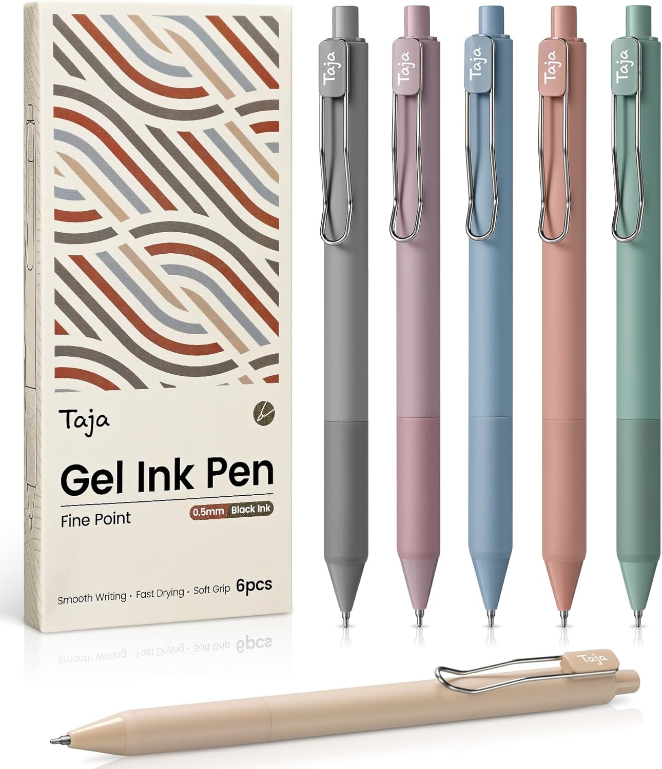 Quick Dry Fine Point Gel Pens by Taja