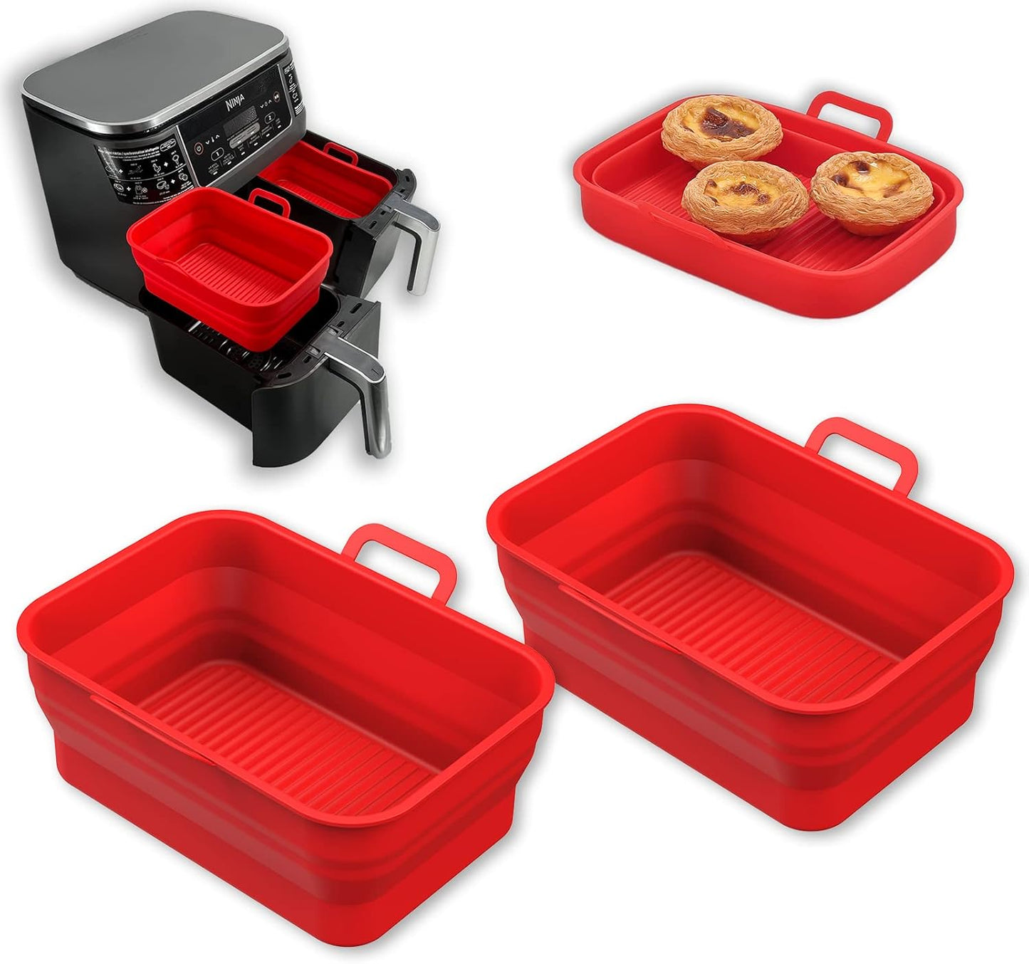 Enhance Air Fryer Cooking with Silicone Liners