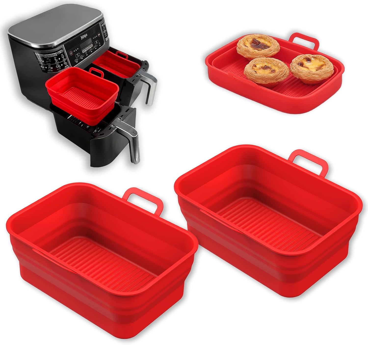 Enhance Air Fryer Cooking with Silicone Liners