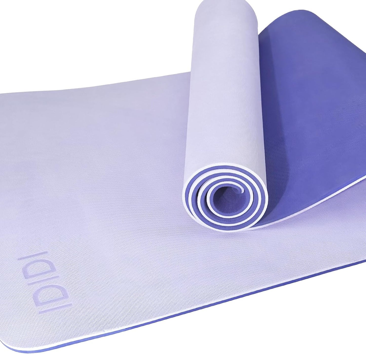 Non-Skid 8mm Yoga Mat with Easy-Cinch Strap - Ideal for All Ages!