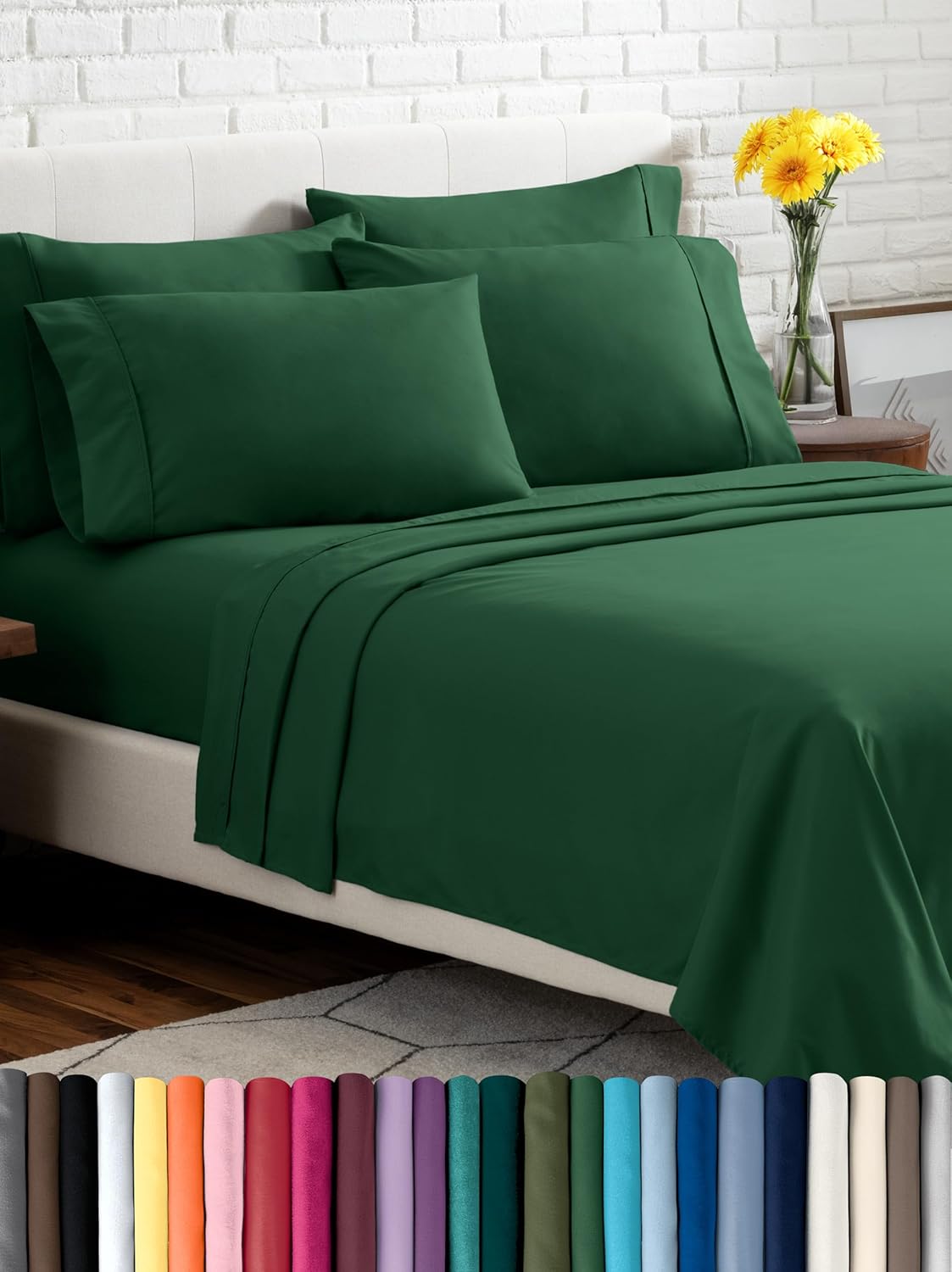 Bare Home Hotel Luxury Queen Sheet Set - Extra Soft & Deep Pockets