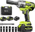 SILVEL Cordless Impact Wrench with 650N.M Torque and 3300RPM