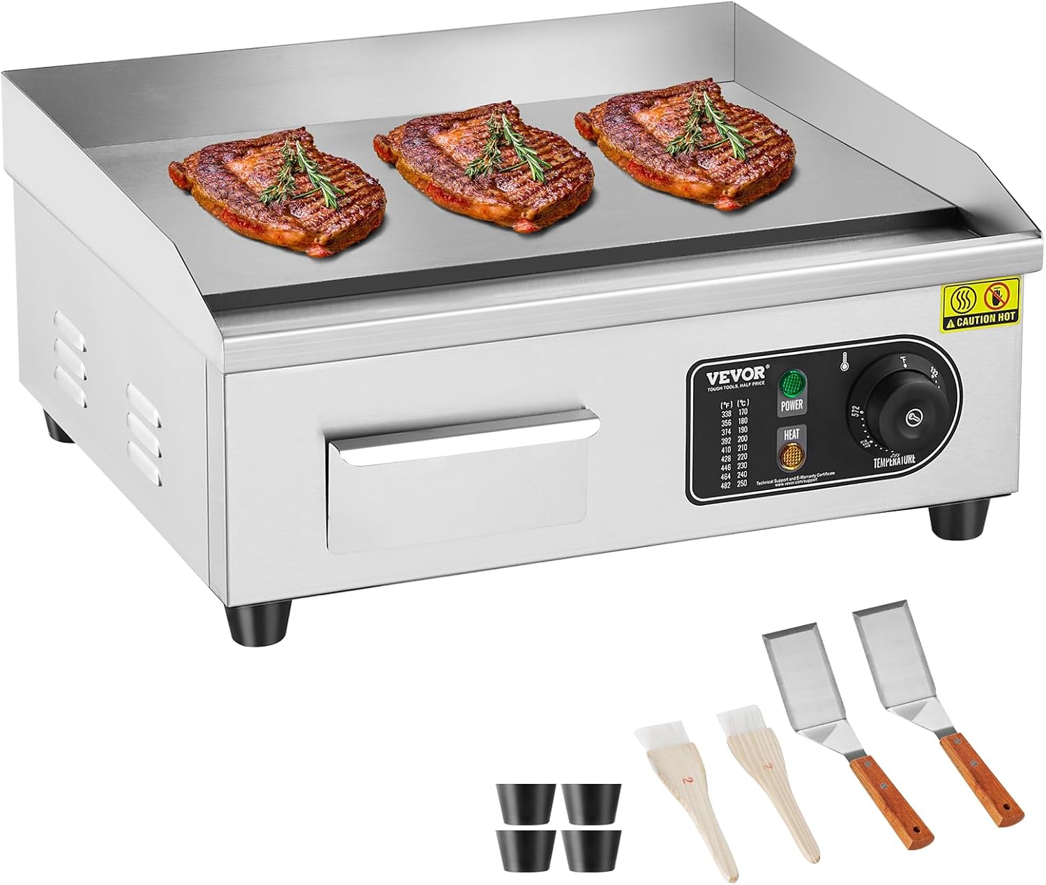 VEVOR Commercial Electric Griddle for Home and Restaurant Use