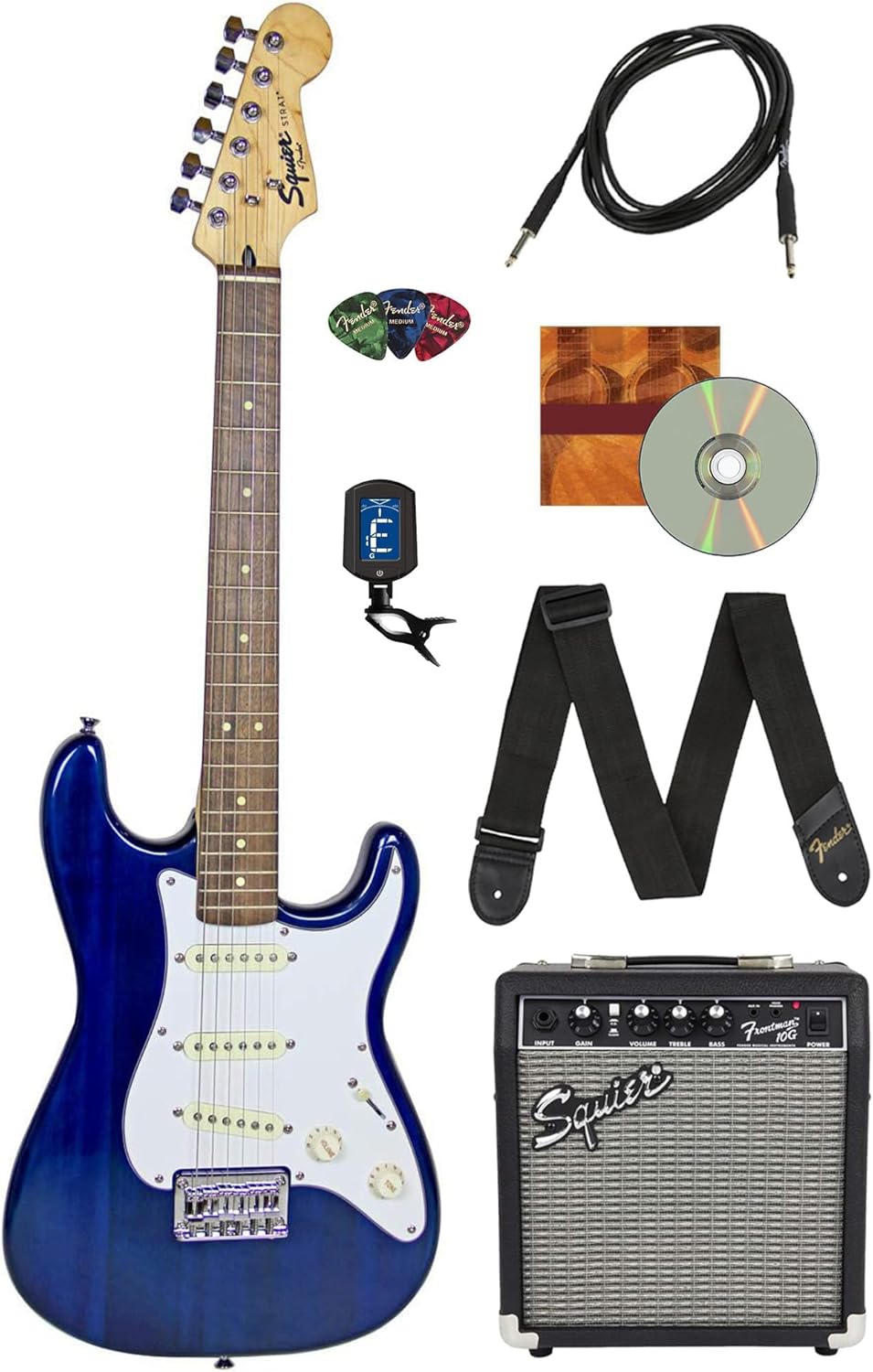 Fender Short Scale Strat Pack - Complete Bundle