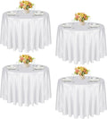 120 Inch Round Satin Tablecloth for Weddings and Events