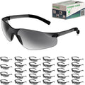 Safety Glasses Pack of 30 - Tinted ANSI Z87.1 Protective Eyewear