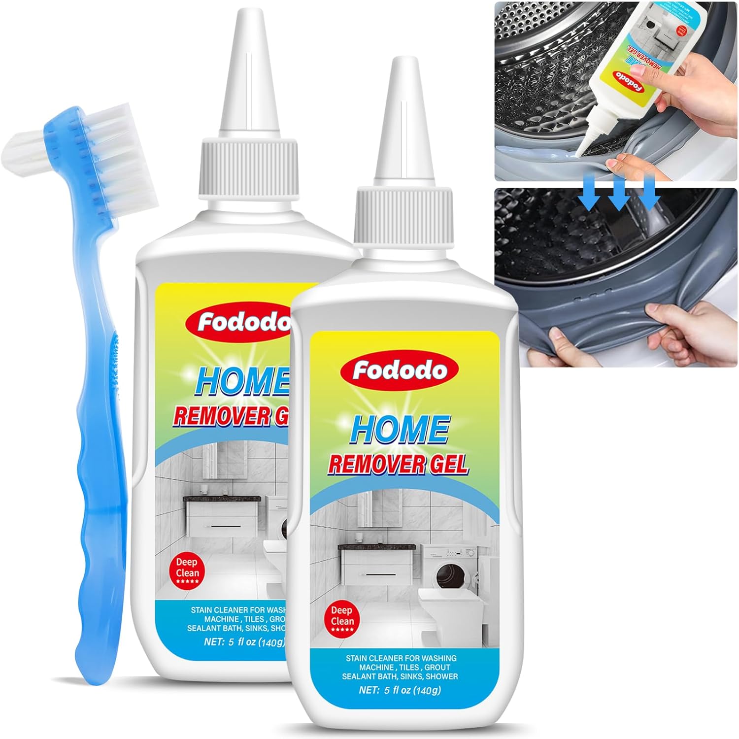 10oz Fododo Washer Gel: Removes Grime Efficiently!