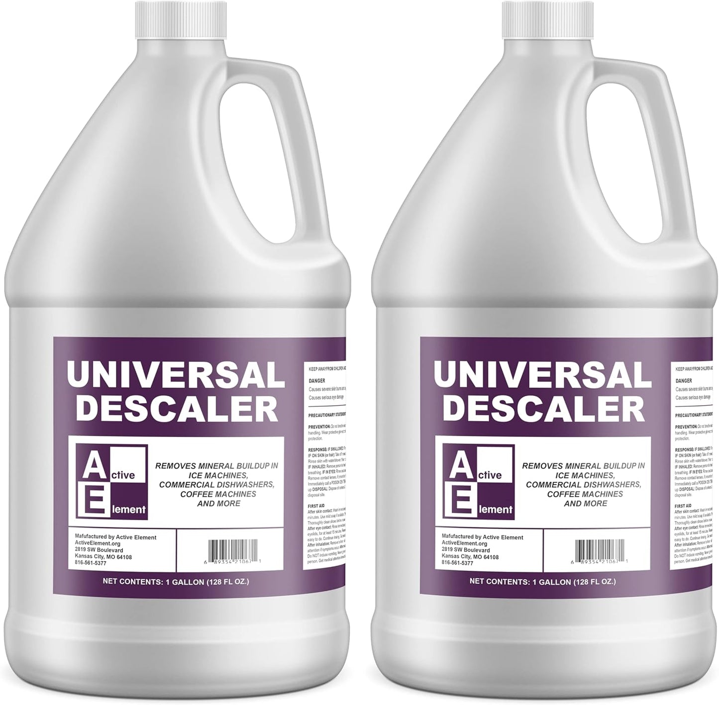 Universal Descaler 2 Gallon for Dishwashers and Coffee Machines