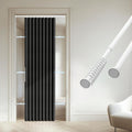 Accordion Door Curtain 100% Light-Blocking for Bedroom Door - Silent