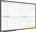 Magnetic Dry Erase Calendar Whiteboard 36 x 24 in - 4 Month Planner