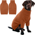Cozy Pullover Sweater for Large Dogs in XXXL - Turtleneck Design