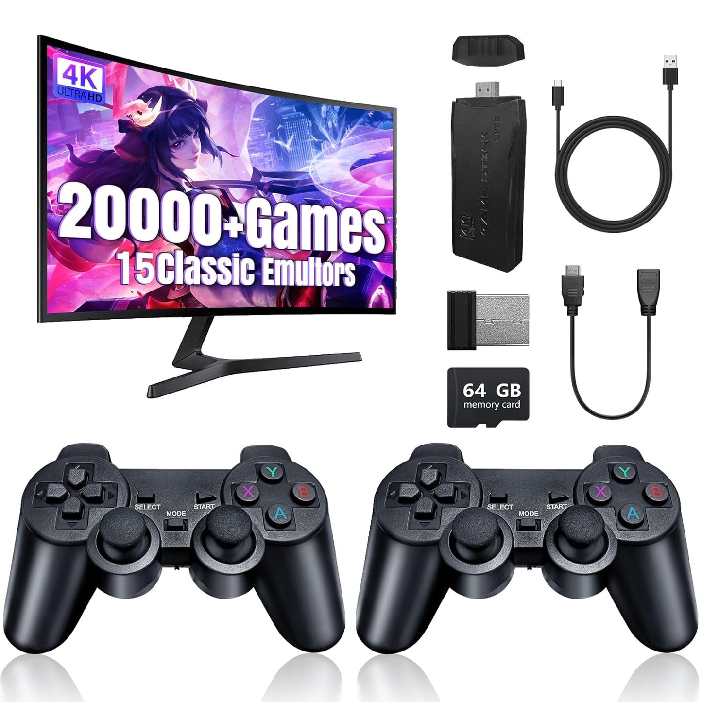 Wireless Retro Gaming Console with 20000+ Classic Games