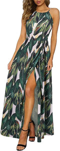 KILIG Women's Summer Maxi Dress 2025 - Flowy Halter Floral