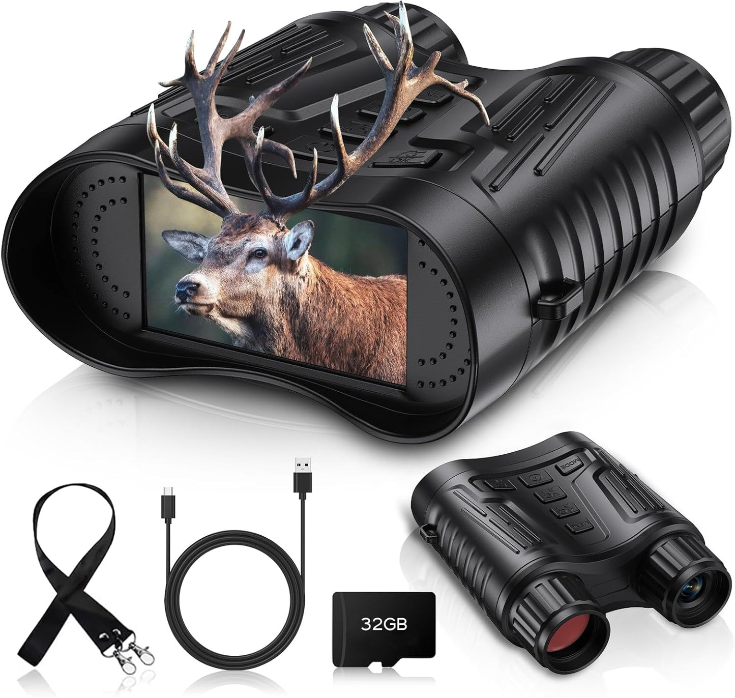 4K HD Night Vision Binoculars for Outdoor Adventures and Wildlife